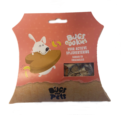 BugsforPets - Bugs Cookies - Voor actieve spijsvertering 